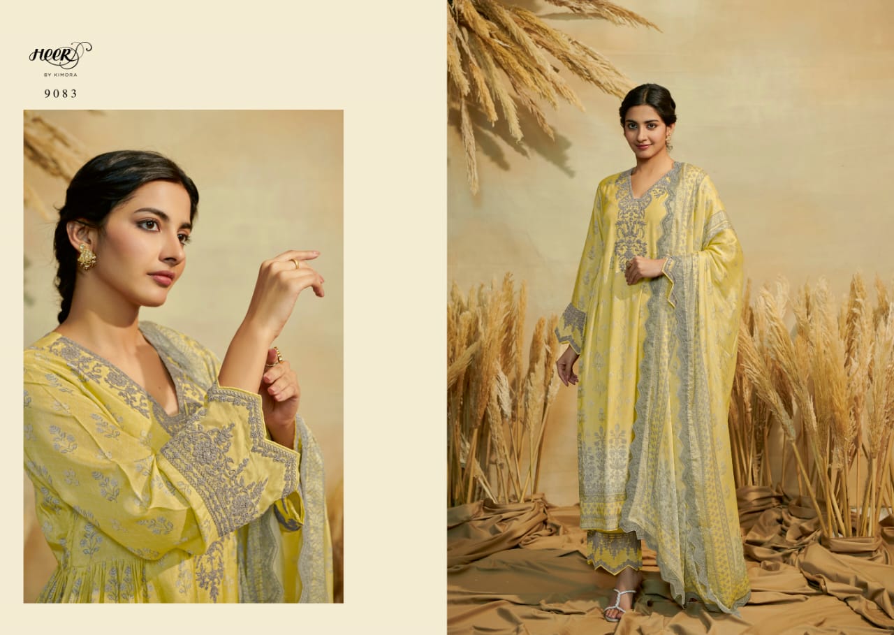 Husniya By Kimora Heer Designer Salwar Suits Catalog